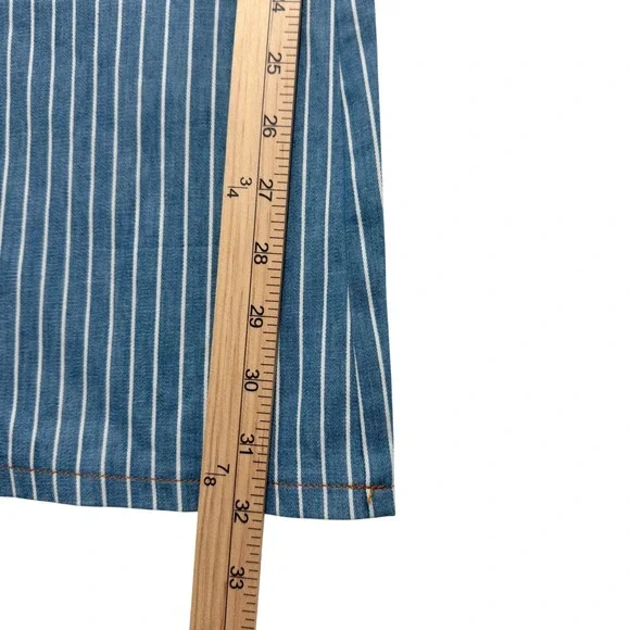 NWT Lightweight Wide Leg Sailor Pants Women's Small Coastal Preppy Nautical - Picture 5 of 10